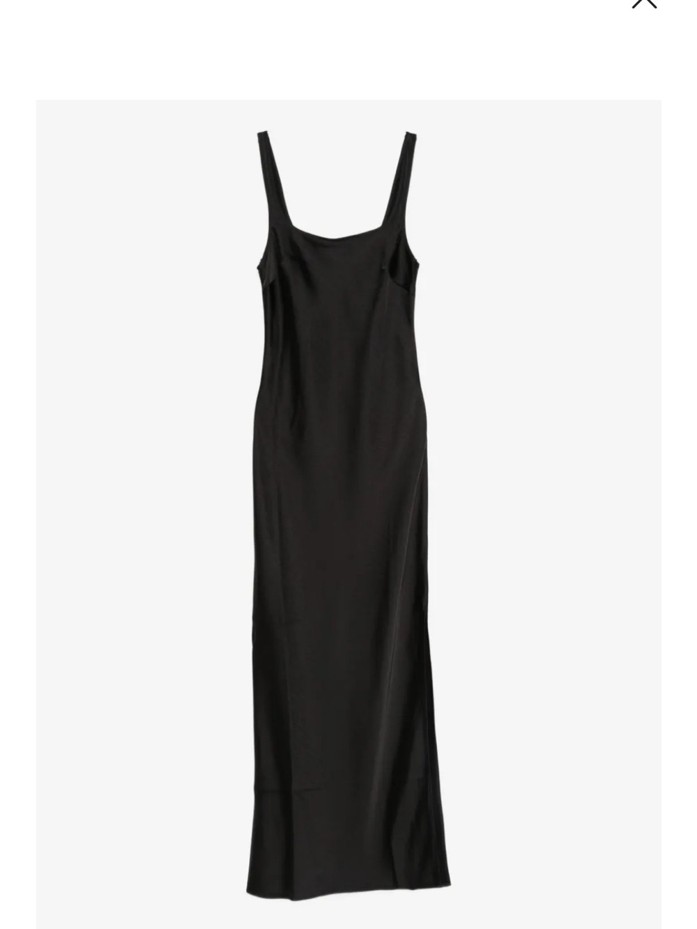 Samsoe Samsoe Sanuna Classic Black Slip Maxi Dress
